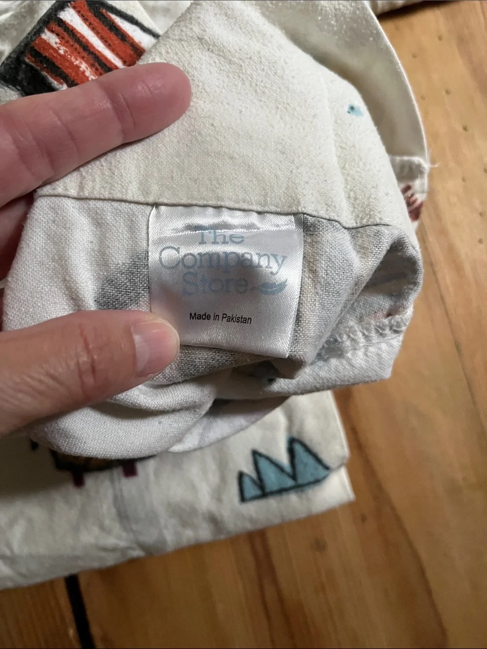 THE COMPANY STORE *Standard* Penguin Flannel Pillowcases Covers